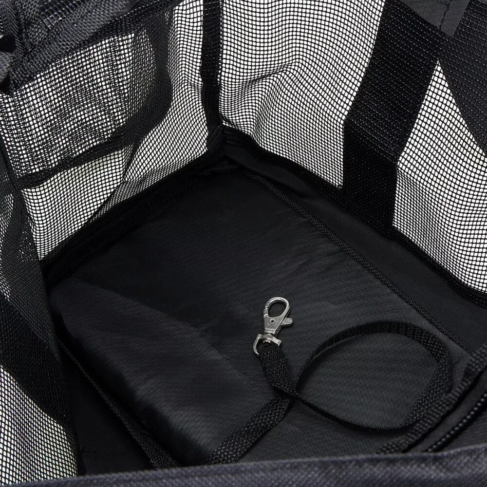 Top Paw Soft Sided Pet Tote, Black